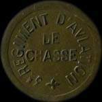 Jeton de n�cessit� de 1 franc �mis par le Mess des Sous-Officiers du 3e r�giment d'Aviation de Chasse - avers