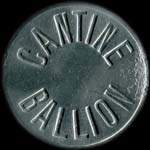Jeton de 1 franc �mis par la Cantine Ballion du Bataillon de l'Air 124 � Cazaux - avers