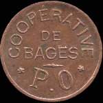 Jeton de nécessité de 25 centimes émis par la Coopérative de Bages (66670 - Pyrénées-Orientales) - avers