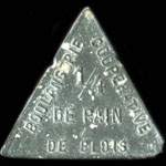 Jeton de n�cessit� de 1/4 de pain �mis par la Boulangerie Coop�rative de Blois (41000 - Loir-et-Cher) - avers