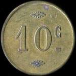Jeton de 10 centimes de Bourbon-l'Archambault (03160 - Allier) - revers