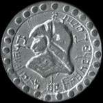 Jeton de 10 sous �mis par les Chevaliers de Franche-Comt� - Bourgogne - avers