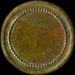 Jeton de n�cessit� de 25 ligots �mis par l'Usine Poignard-Tranchant � Brinon-sur-Sauldre (18410 - Cher) - revers