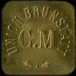 Jeton de n�cessit� sans valeur indiqu�e �mis par l'Union Brunstatt - C.M (Cerlce Musical) � Brunstatt (68350 - Haut-Rhin) - revers