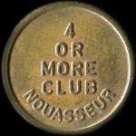 Jeton de 10 cents 4 or more Club Nouasseur (Maroc) - avers