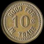 Jeton de 10 cents 4 or more Club Nouasseur (Maroc) - revers