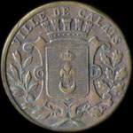Jeton de 2 francs de la Briqueterie de Calais - A. Jumeau et Cie � Calais (62100 - Pas-de-Calais) - avers