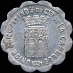 Jeton de 5 centimes de l'Union Commerciale et Industrielle du Canton de La Capelle (02260 - Aisne) - avers