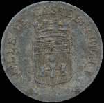 Jeton de 5 centimes 1917 de l'Union des Commer�ants de Castelnaudary (11400 - Aude) - avers