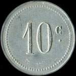 Jeton de 10 centimes de S. Loubi�re � Castillon-la-Bataille (33350 - Gironde) - revers