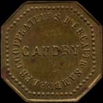 Jeton de charbon des Coop�rateurs d'Escaut & Sambrelles - Caudry (59540 - Nord) - avers
