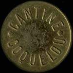 Jeton de 1 franc de la Cantine Coquelou du 551e R.C.C. basé à Chalons-en-Champagne ex Châlons-sur-Marne (51000 - Marne) - avers