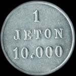 1 jeton - 10.000 de la Soci�t� Neccafetar - Ch�lons-sur-Marne (51000 - Marne) - revers