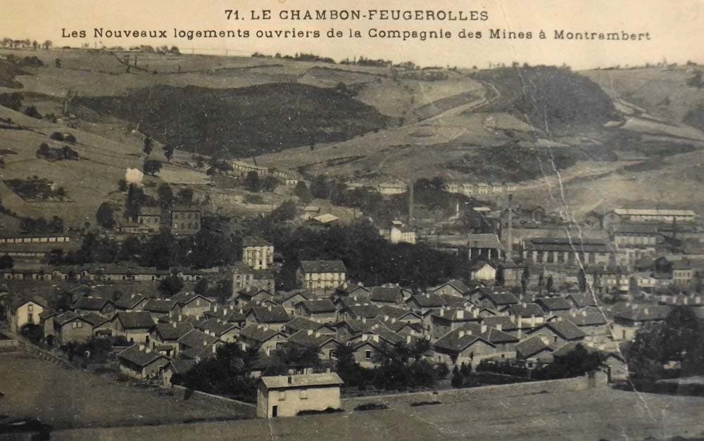 Chambon-Feugerolles (42500 - Loire) - Les Nouveaux logements ouvriers de la Compagnie des Mines à Montrambert