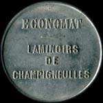 Jeton de 1 franc de l'Economat - Laminoirs de Champigneulles (54250 - Meurthe-et-Moselle) - avers