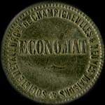 Jeton de 2 francs 1889 de la Société Métallurgique de Champigneulles et Neuves-Maisons - Laminoirs à Champigneulles (54250 - Meurthe-et-Moselle) - avers