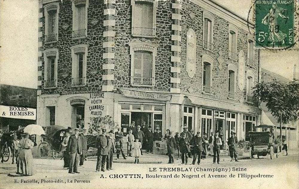 Le Tremblay (Champigny) Seine - A l'Esp�rance - A.Chottin -, Boulevard de Nogent et Avenue de l'Hippodrome