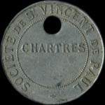 Jeton de 2 kg de pain de La Soci�t� Saint-Vincent-de-Paul � Chartres (28000 - Eure-et-Loir) - avers