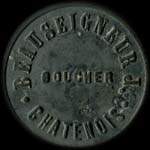 Jeton de 10 centimes de Beauseigneur J. - Boucher � Chatenois-les-Forges (90700 - Territoire-de-Belfort) - avers