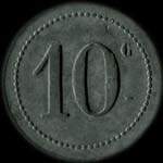 Jeton de 10 centimes de Beauseigneur J. - Boucher � Chatenois-les-Forges (90700 - Territoire-de-Belfort) - revers