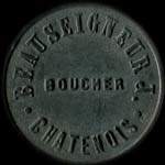Jeton de 30 centimes de Beauseigneur J. - Boucher � Chatenois-les-Forges (90700 - Territoire-de-Belfort) - avers