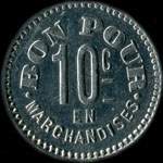 Jeton de 10 centimes de la Pharmacie Puillet � Chauffailles (71170 - Sa�ne-et-Loire) - revers