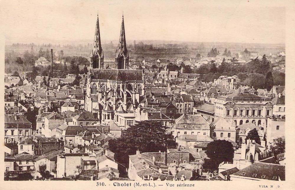 Cholet (49300 - Maine-et-Loire) - Vue a�rienne