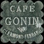 Jeton de 15 centimes du Caf� Gonin de Clermont-Ferrand (63000 - Puy-de-D�me) - avers