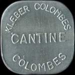 Jeton de Cantine - Consigne émis par Kléber Colombes à Colombes (92700 - Hauts-de-Seine) - avers