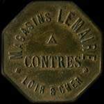 Jeton de 1 franc des Magasins Lemaire � Contres (41700 - Loir-et-Cher) - avers