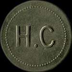Jeton de 75 centimes de H. C (Hôpital de Creil) à Creil (60100 - Oise) - avers