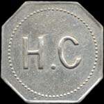 Jeton de 5 francs de H. C (Hôpital de Creil) à Creil (60100 - Oise) - avers