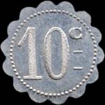 Jeton de 10 centimes �mis par le Mess des Sous-Officiers du 506e r�giment de Chars de Combat - revers