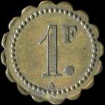Jeton de n�cessit� de 10 centimes �mis par la Compagnie AGricole Oranaise - Les Ma�lifs par A�n-el-Hadjar (Oran) - (Alg�rie) - revers