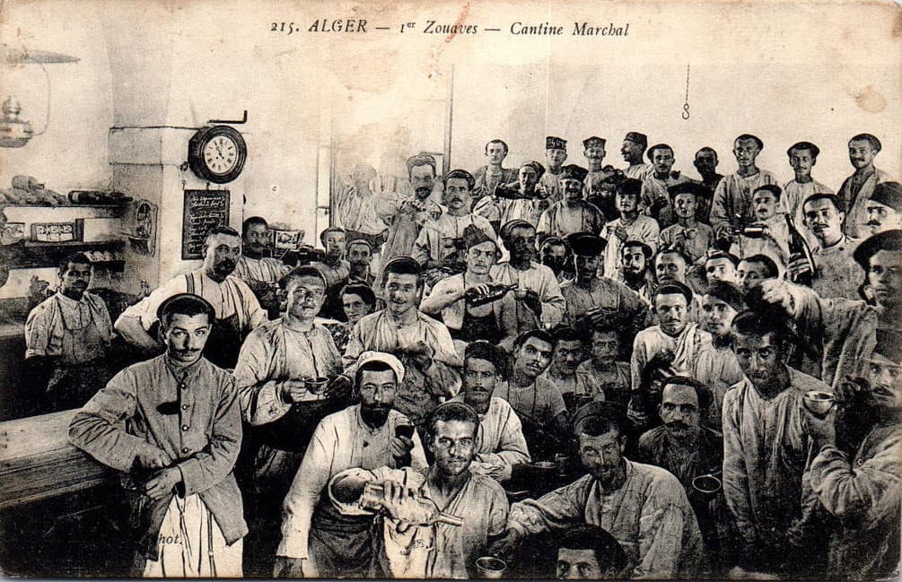 Alger - 1er Zouaves - Cantine Marchal