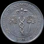 Jeton de nécessité de 5 centimes émis en 1919 par la Chambre de Commerce d'Alger (Algérie) - avers