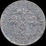 Jeton de nécessité de 10 centimes émis en 1921 par la Chambre de Commerce d'Alger (Algérie) - avers