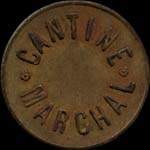 Jeton de 50 centimes �mis par la Cantine Marchal du 1er R�giment de Zouaves � Alger - avers