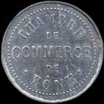 Jeton de n�cessit� de 5 centimes �mis par la Chambre de Commerce de B�ne en Alg�rie - avers