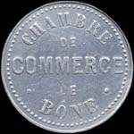 Jeton de n�cessit� de 10 centimes �mis par la Chambre de Commerce de B�ne en Alg�rie - avers