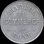 Jeton de n�cessit� de 10 centimes �mis par la Chambre de Commerce de B�ne en Alg�rie - avers