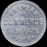 Jeton de n�cessit� de 10 centimes avec poin�on �mis en 1915 par la Chambre de Commerce de Bougie en Alg�rie - avers