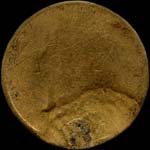 Jeton de n�cessit� de 10 centimes �mis par la Soci�t� des Phosphates Tunisiens, Magniville � Kairouan (Tunisie) - revers