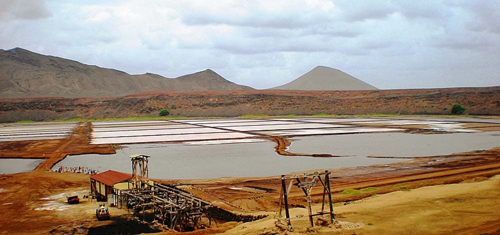 Photographie des salines de Sal