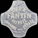 Jeton de 12 1/2 centimes du Caf� Fantin aux Pras � D�bats-Rivi�re-d'Orpra (42130 - Loire) - avers