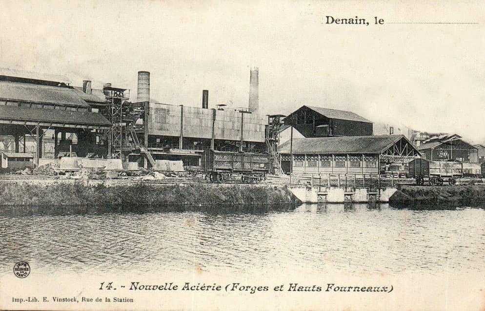 Denain (59220 - Nord) - Nouvelle Aciérie.