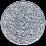 Jeton de 2 francs de la Coop�rative la Fraternelle � Dives-sur-Mer (14160 - Calvados) - avers