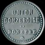 Jeton de 5 centimes de l'Union Donzeroise � Donz�re (26290 - Dr�me) - avers