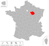 Emplacement du d�partement de l'Aube (10) en petit format