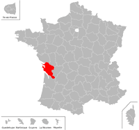 Emplacement du département de Charente-Maritime (17) en petit format